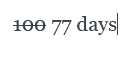stopping 100 days