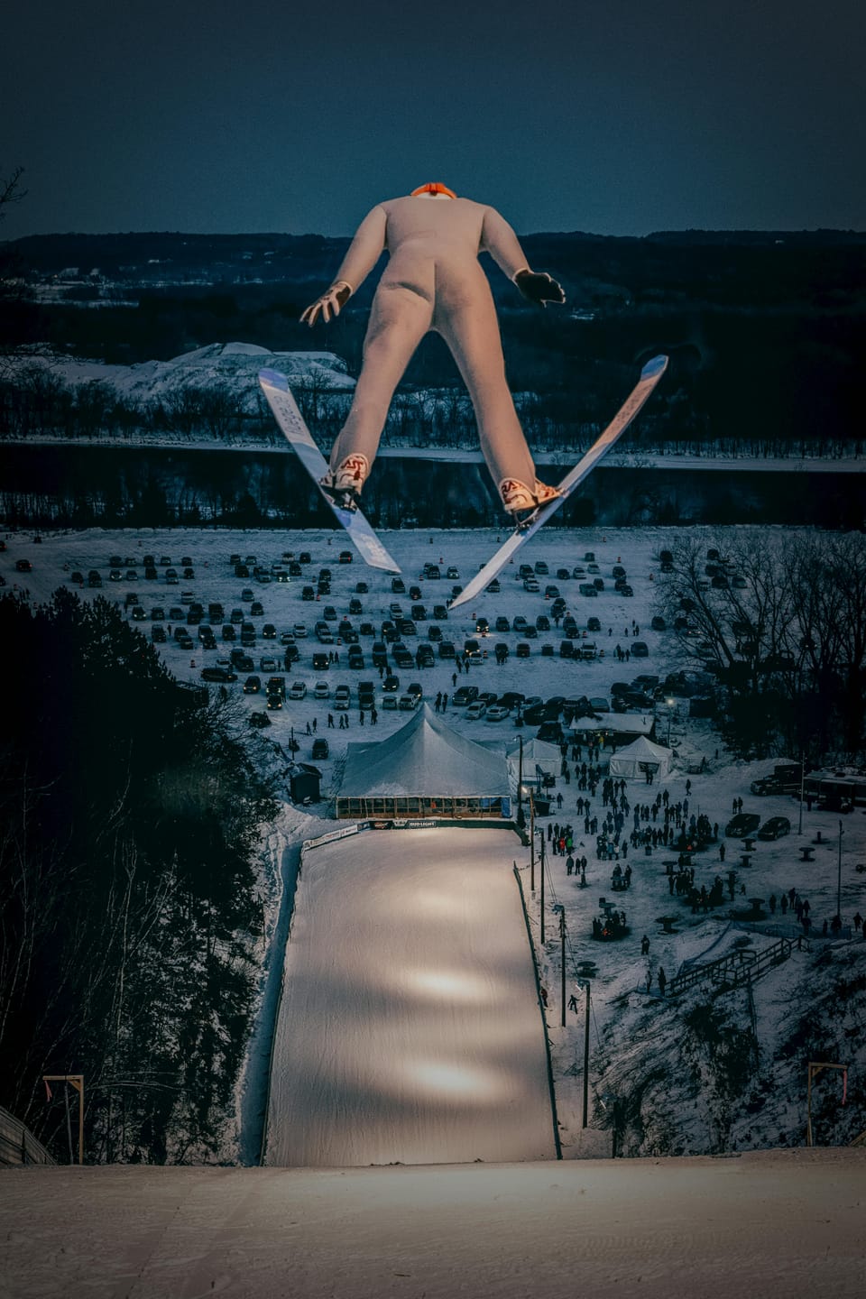Over my skis; posting into the void